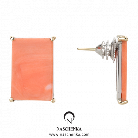 Coral earrings