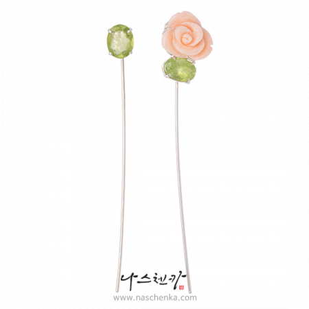 Coral earrings