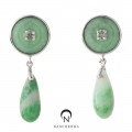 Jade earrings