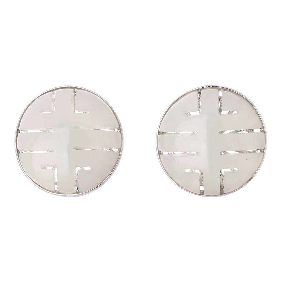 Silver earrings