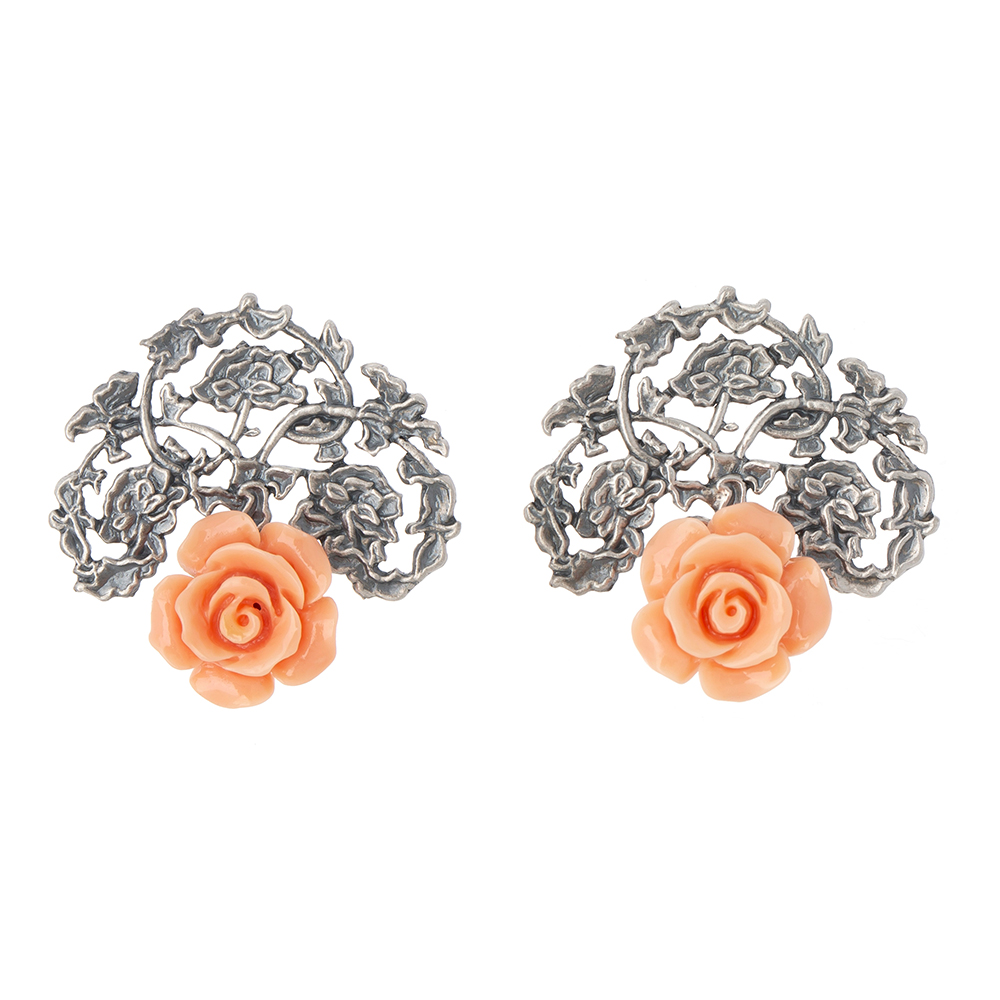 Silver earrings