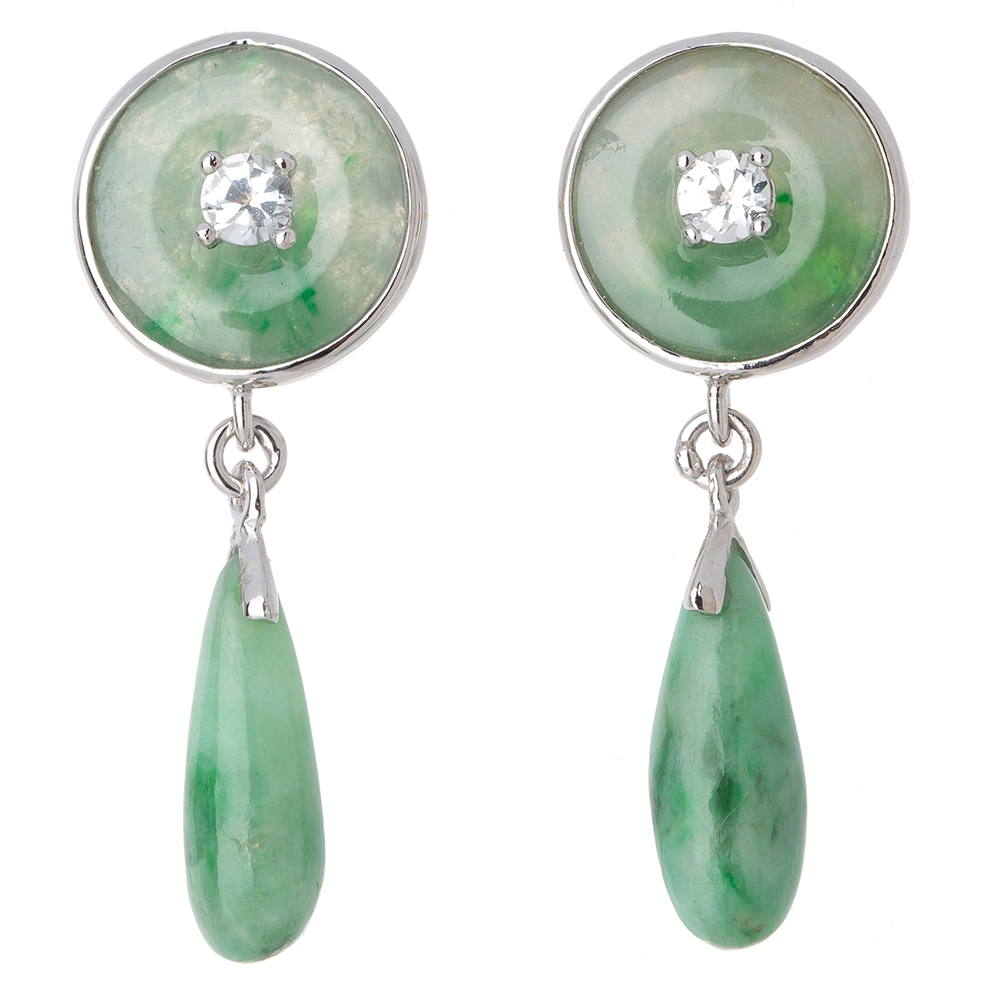 Jade earrings