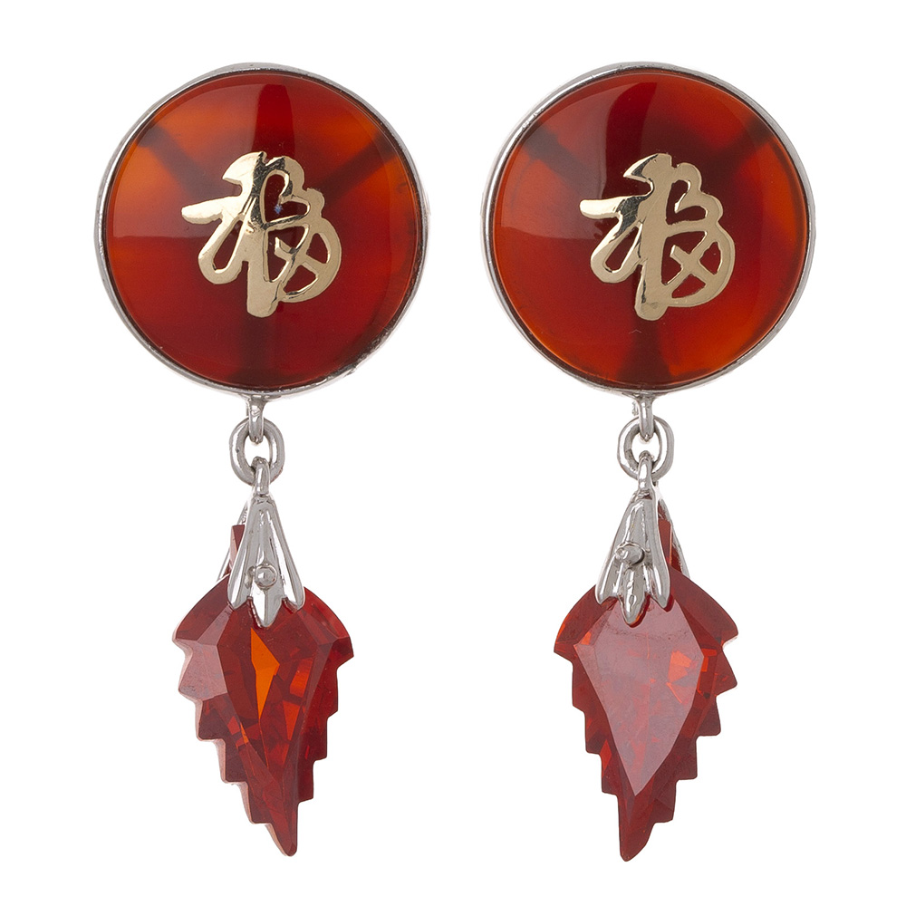 Gemstone earrings