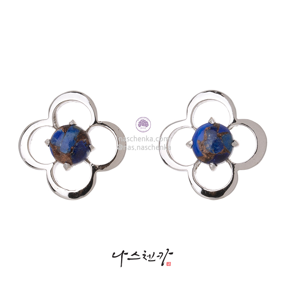 Silver earrings