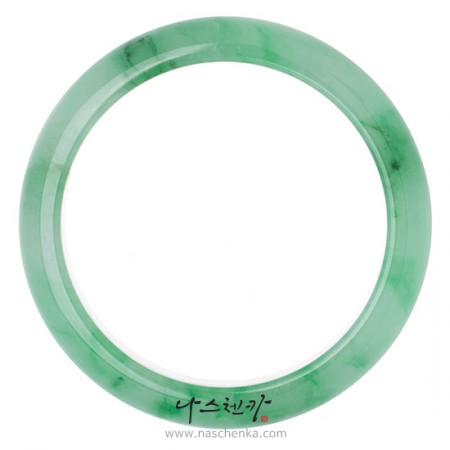Solid jade bracelet