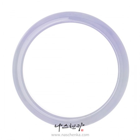Solid lavender jade bracelet