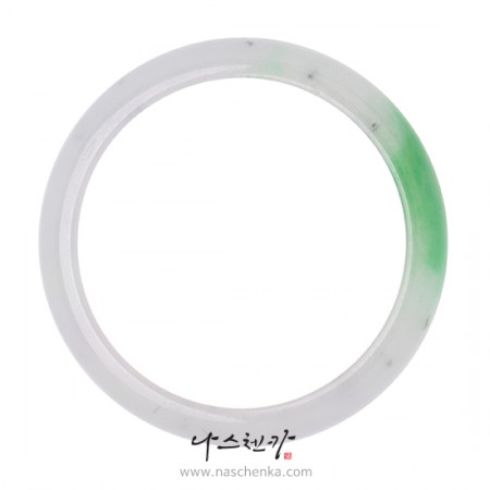 Solid jade bracelet