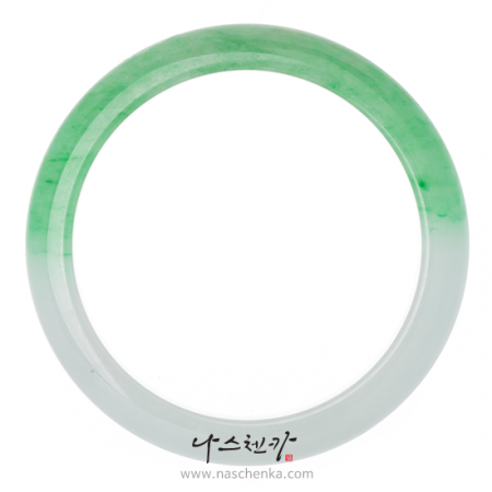 Solid jade bracelet