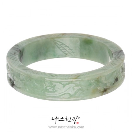 Solid jade bracelet