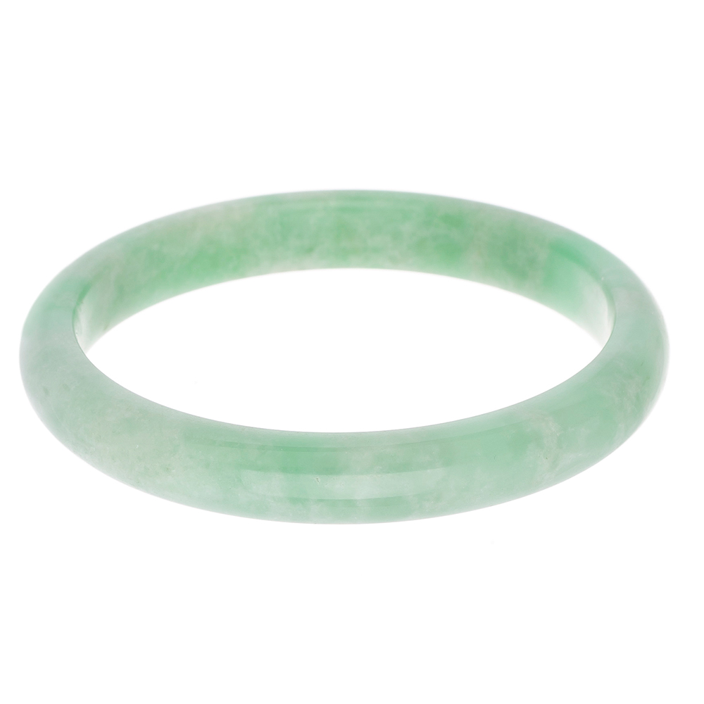 Solid jade bracelet