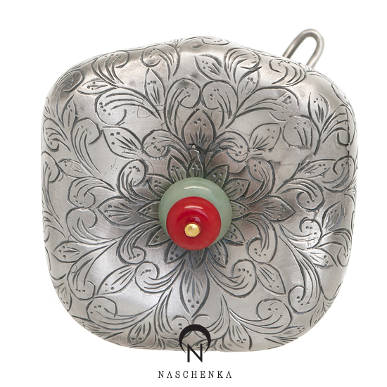 Silver jokduri bridal crown