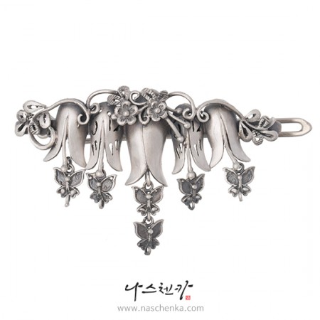 Silver hairpin