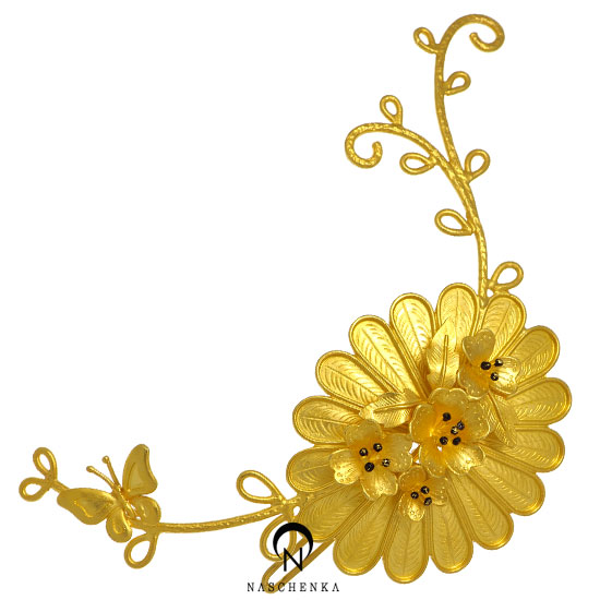 Silver hairpin