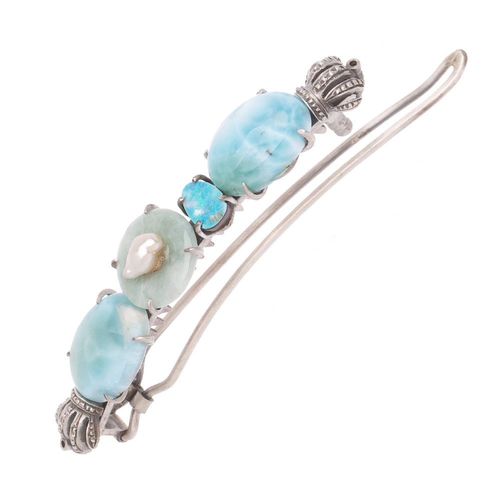 Jade gemstone hairpin No. 2