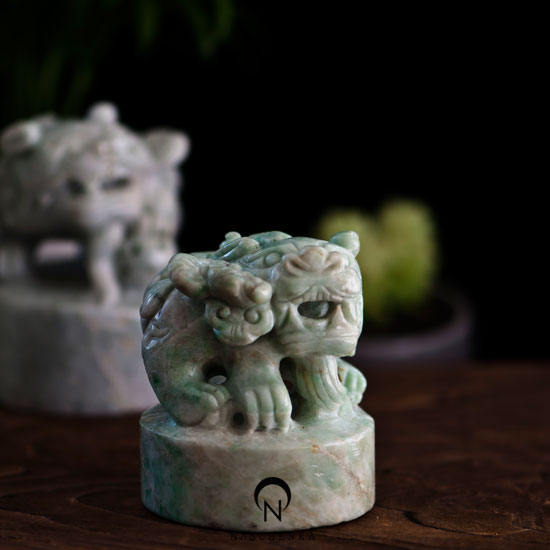 Jade heritage ornament