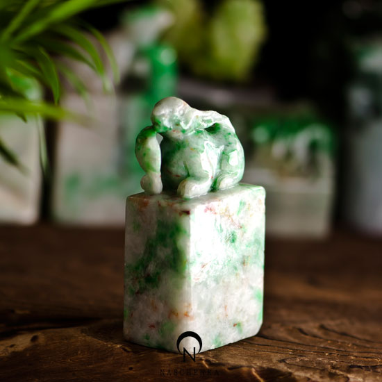 Jade heritage ornament