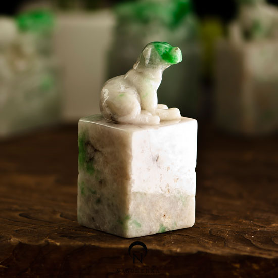 Jade heritage ornament