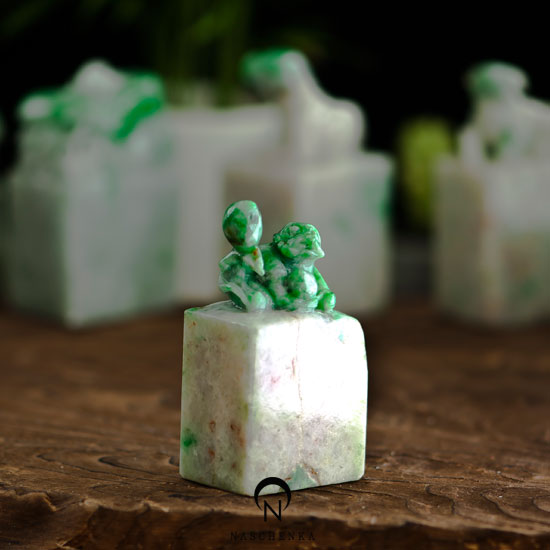Jade heritage ornament