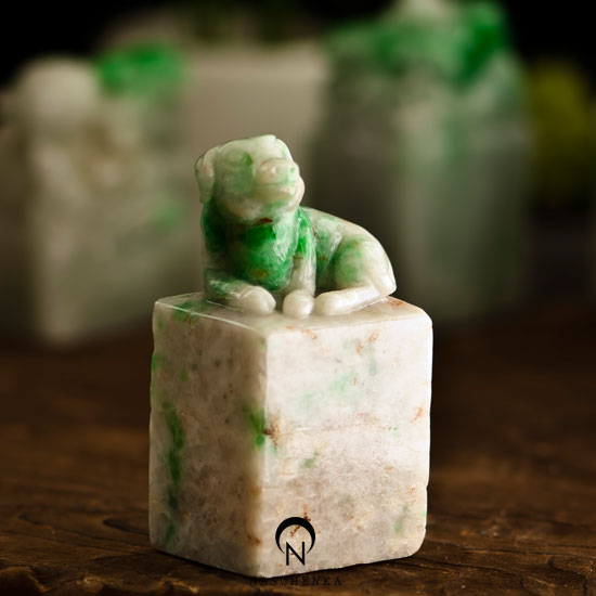 Jade heritage ornament