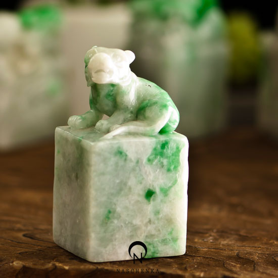 Jade heritage ornament