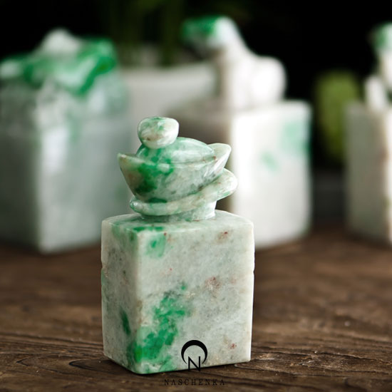 Jade heritage ornament