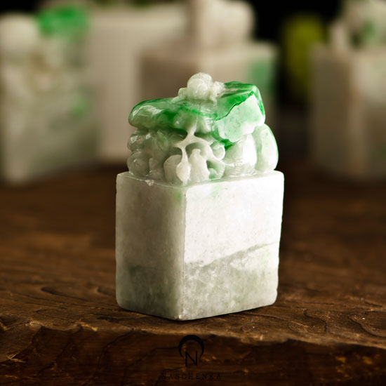 Jade heritage ornament