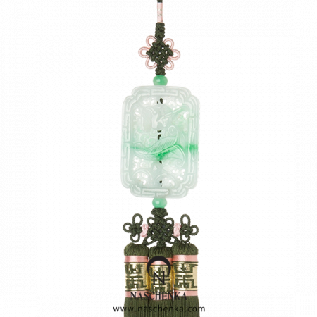 Jade gemstone norigae pendant