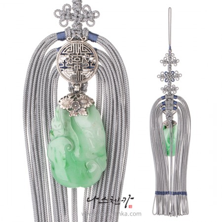 Jade norigae pendant No. 7