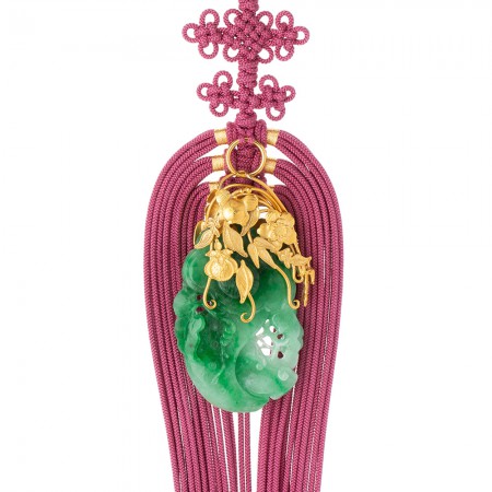 Jade norigae pendant