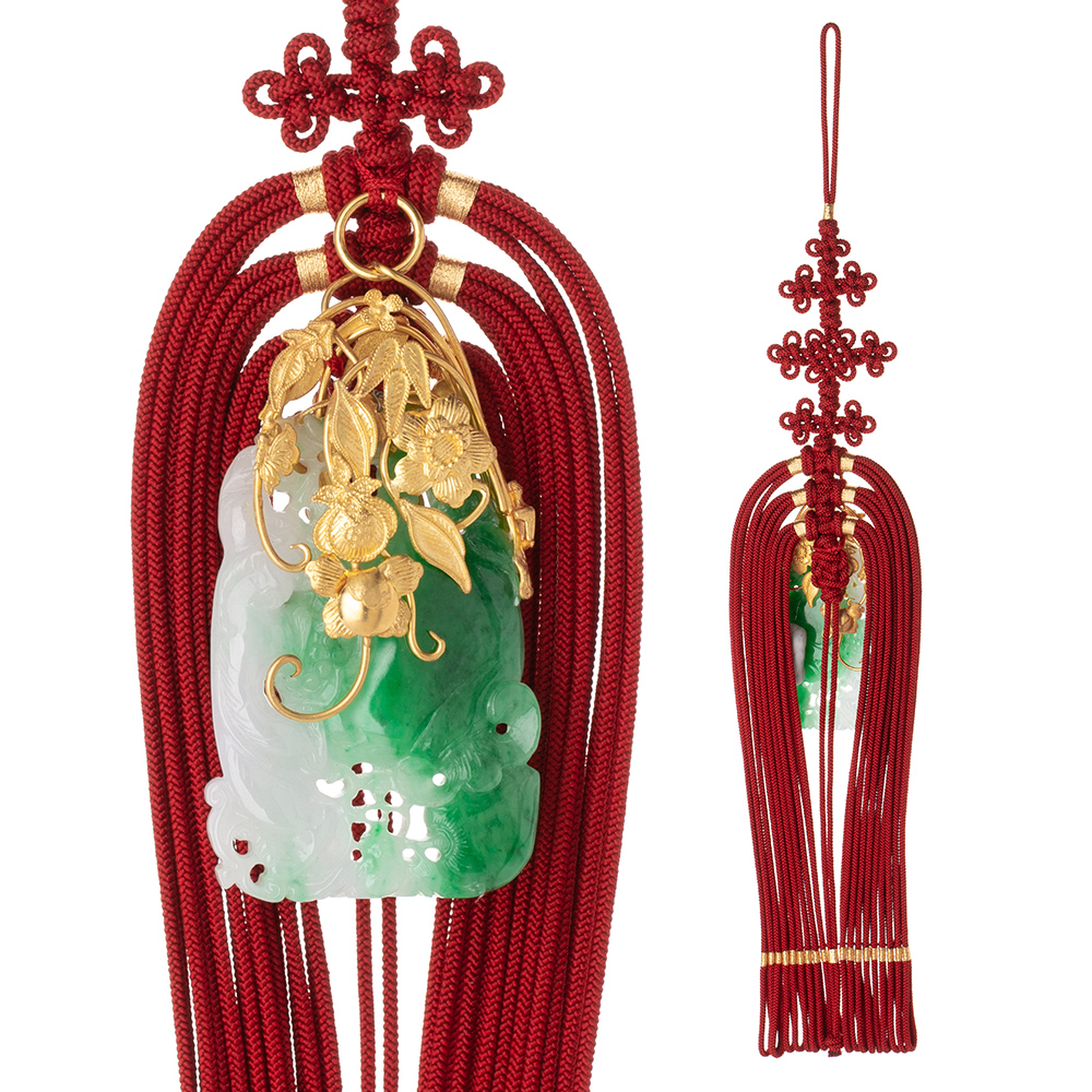 Jade norigae pendant No. 24