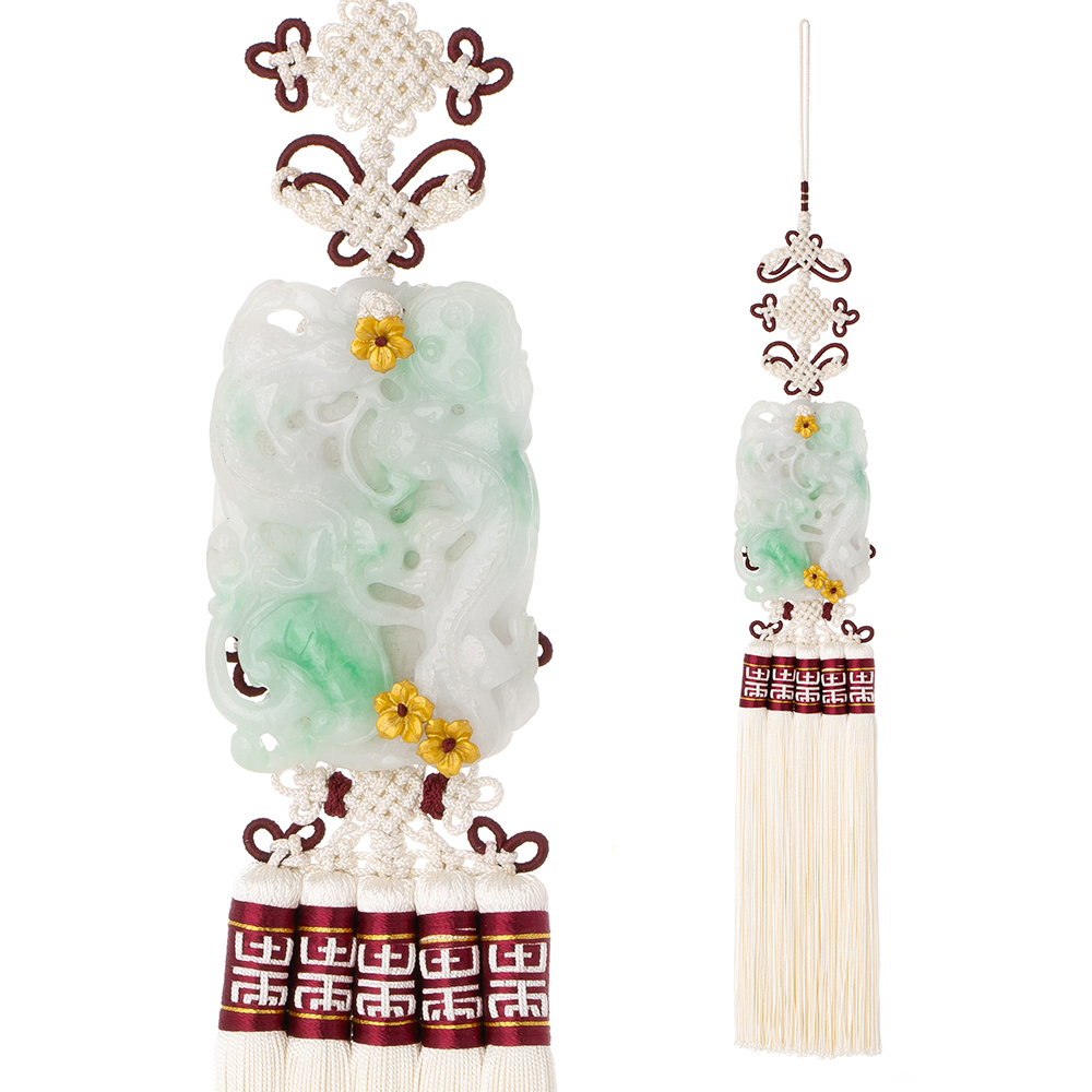 Jade norigae pendant