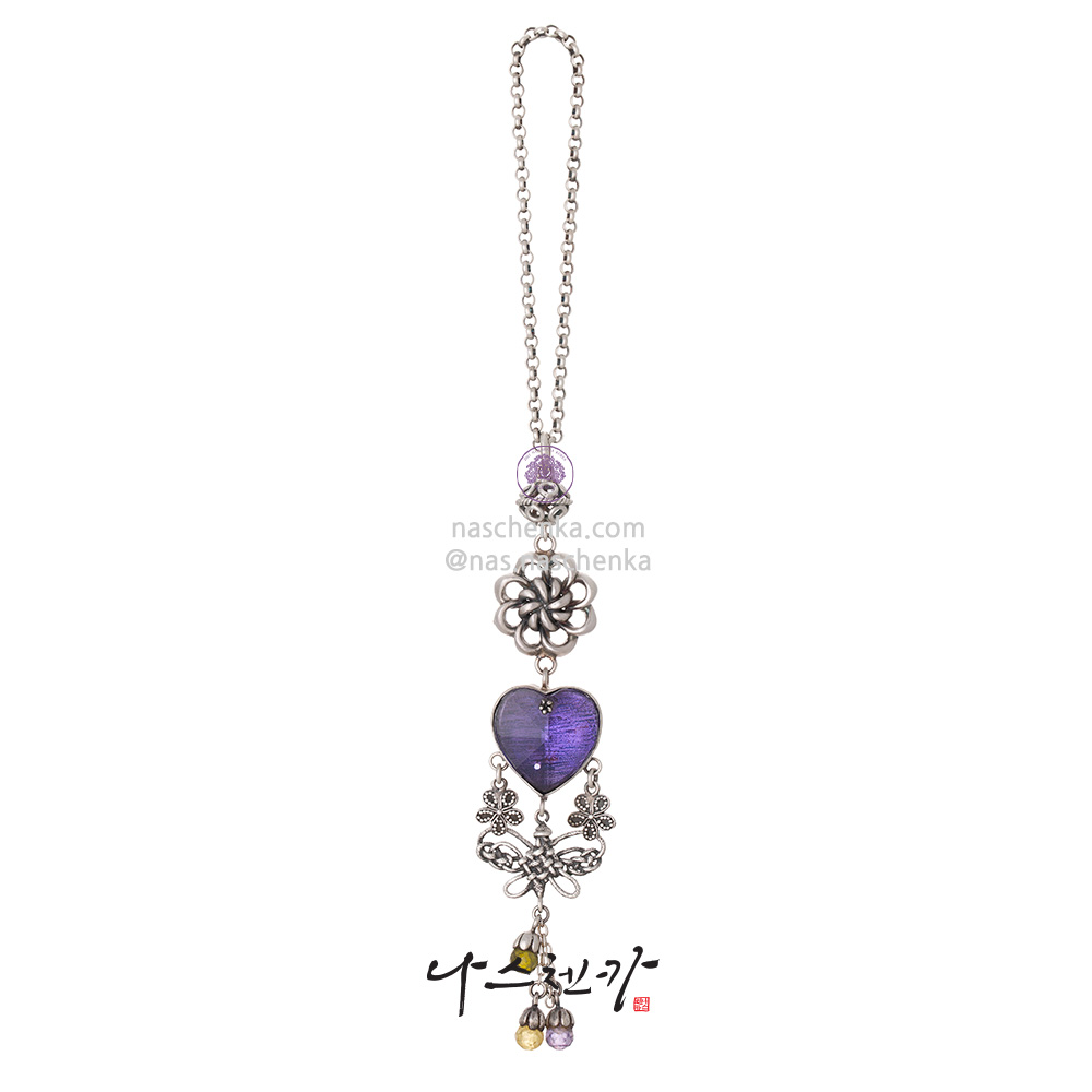 Silver norigae pendant