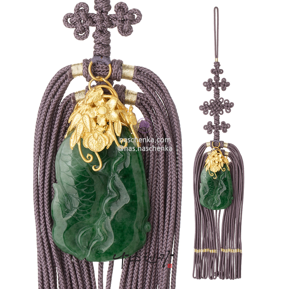 Jade norigae pendant