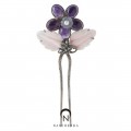 Amethyst dwikkoji hair ornament