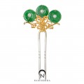 Jade dwikkoji hair ornament