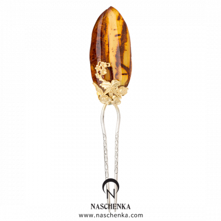 Amber binyeo hairpin
