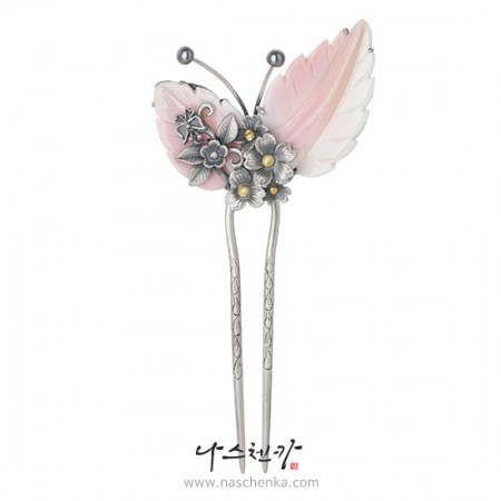 Mother-of-pearl dwikkoji hair ornament