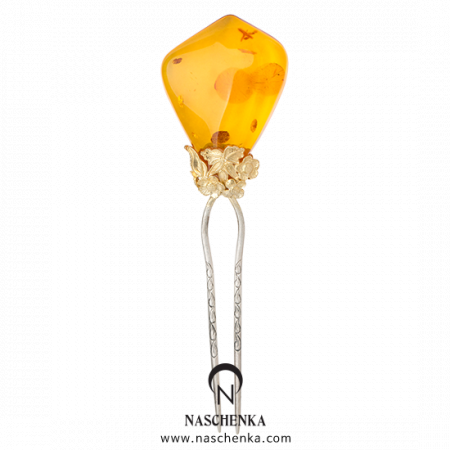 Amber binyeo hairpin