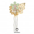 Silver dwikkoji hair ornament