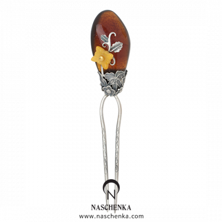 Amber binyeo hairpin (NASCHENKA Signature Binyeo)