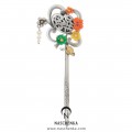 Amber coral binyeo hairpin (NASCHENKA Signature Binyeo)