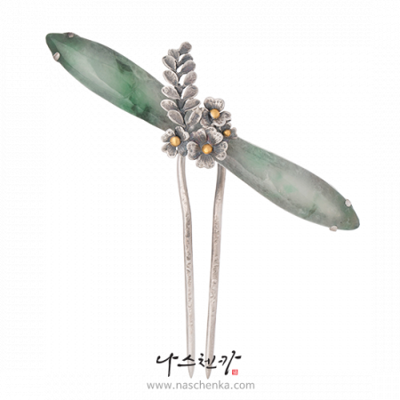 Lavender jade dwikkoji hair ornament
