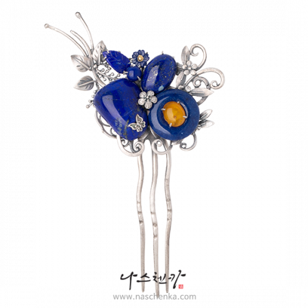 Silver dwikkoji hair ornament No. 3