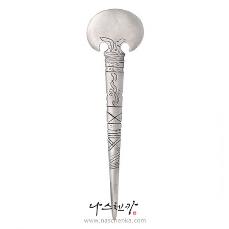 Silver dwikkoji hair ornament