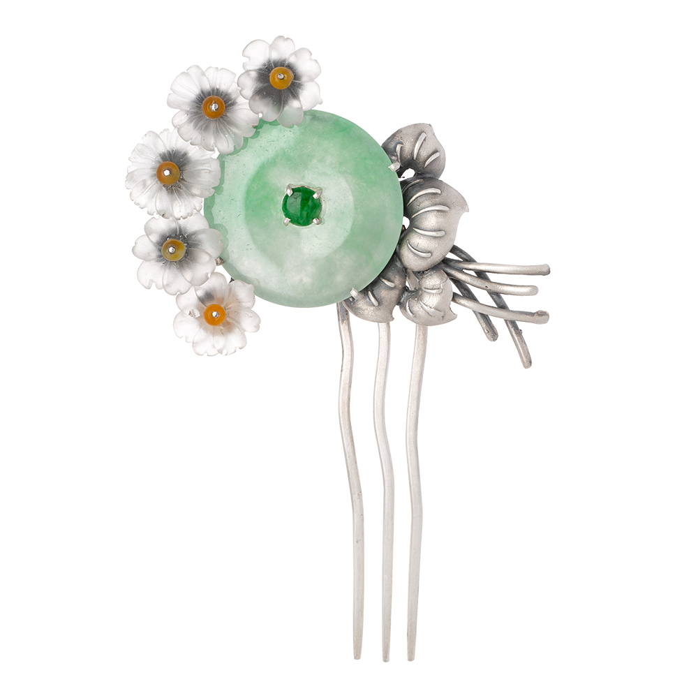 Jade dwikkoji hair ornament No. 5