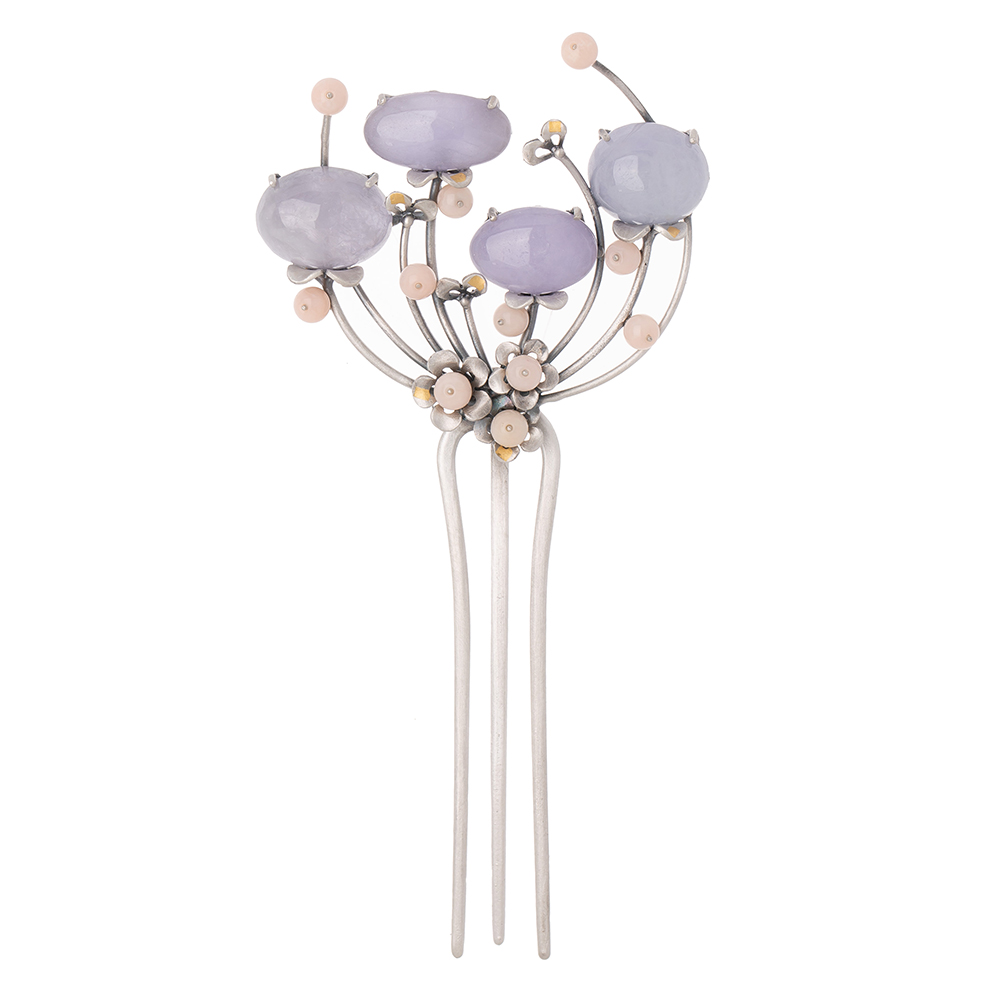 Lavender jade dwikkoji hair ornament No. 4