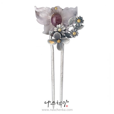 Butterfly flower binyeo hairpin