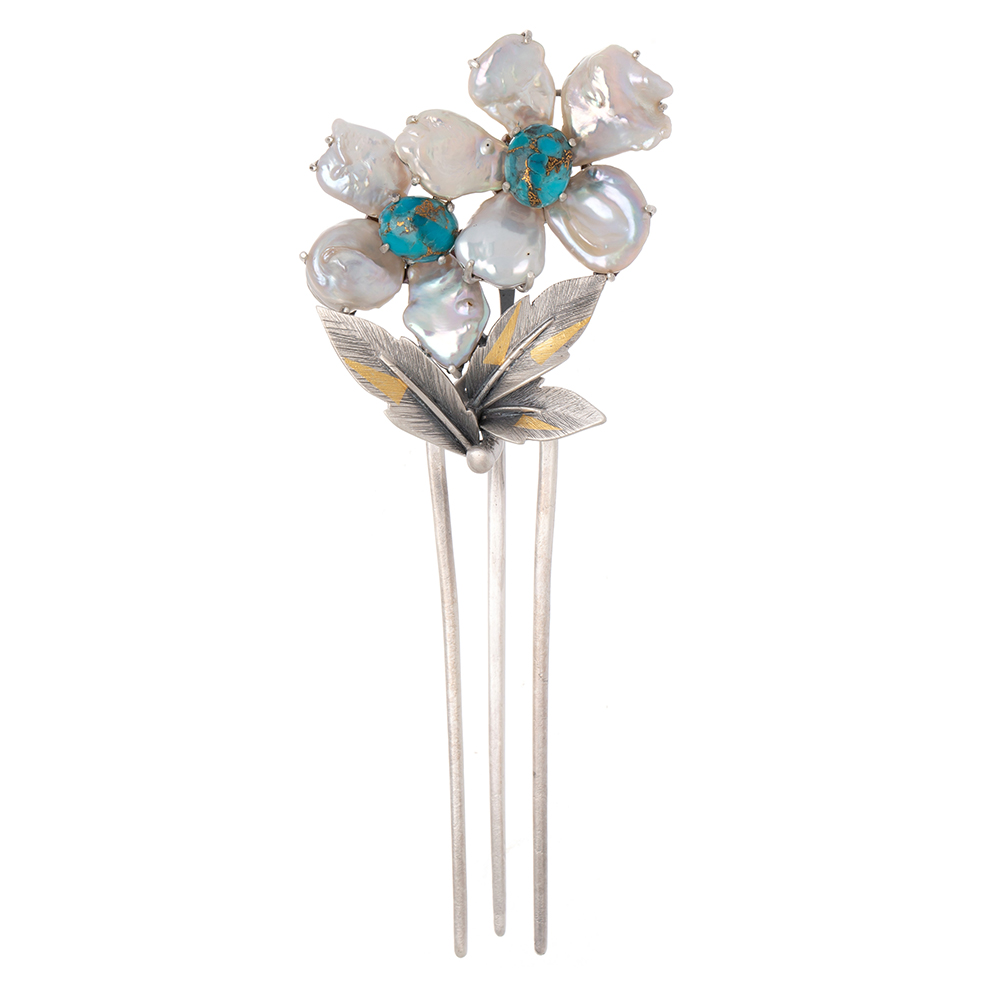 Pearl dwikkoji hair ornament