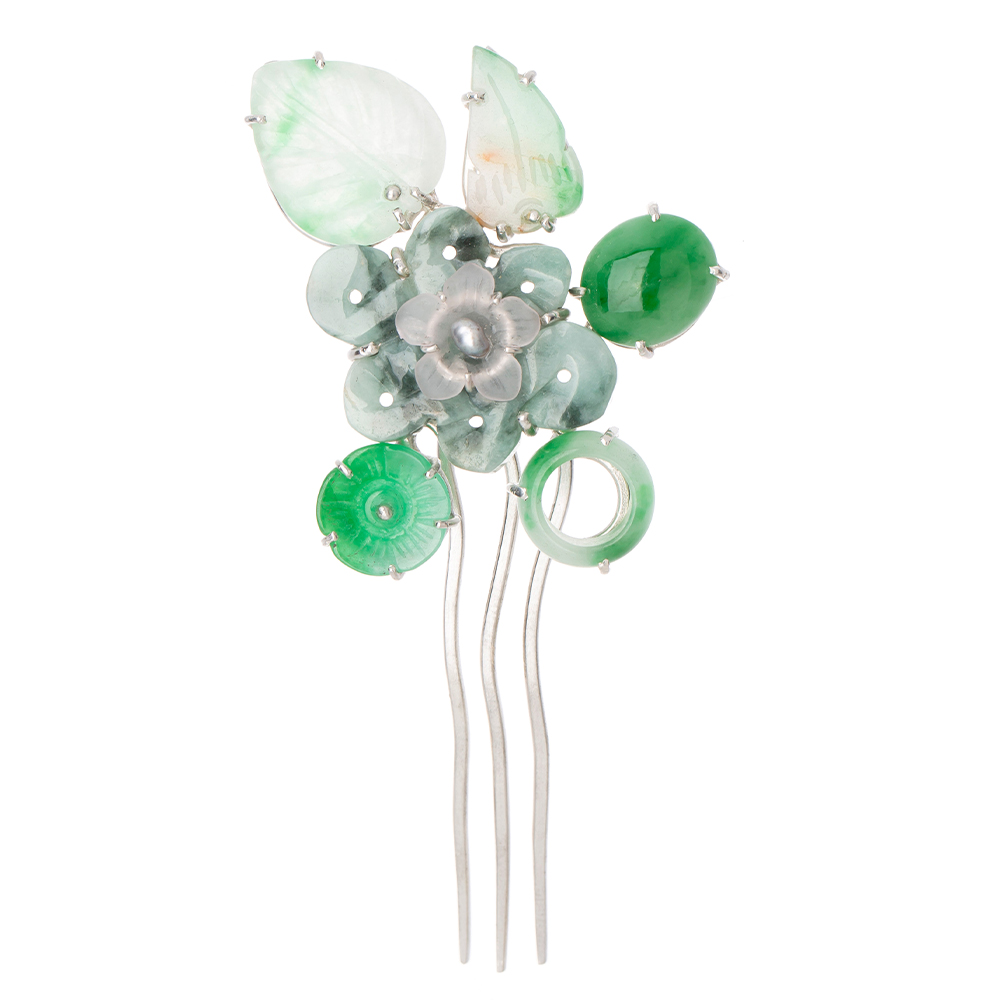 Jade dwikkoji hair ornament