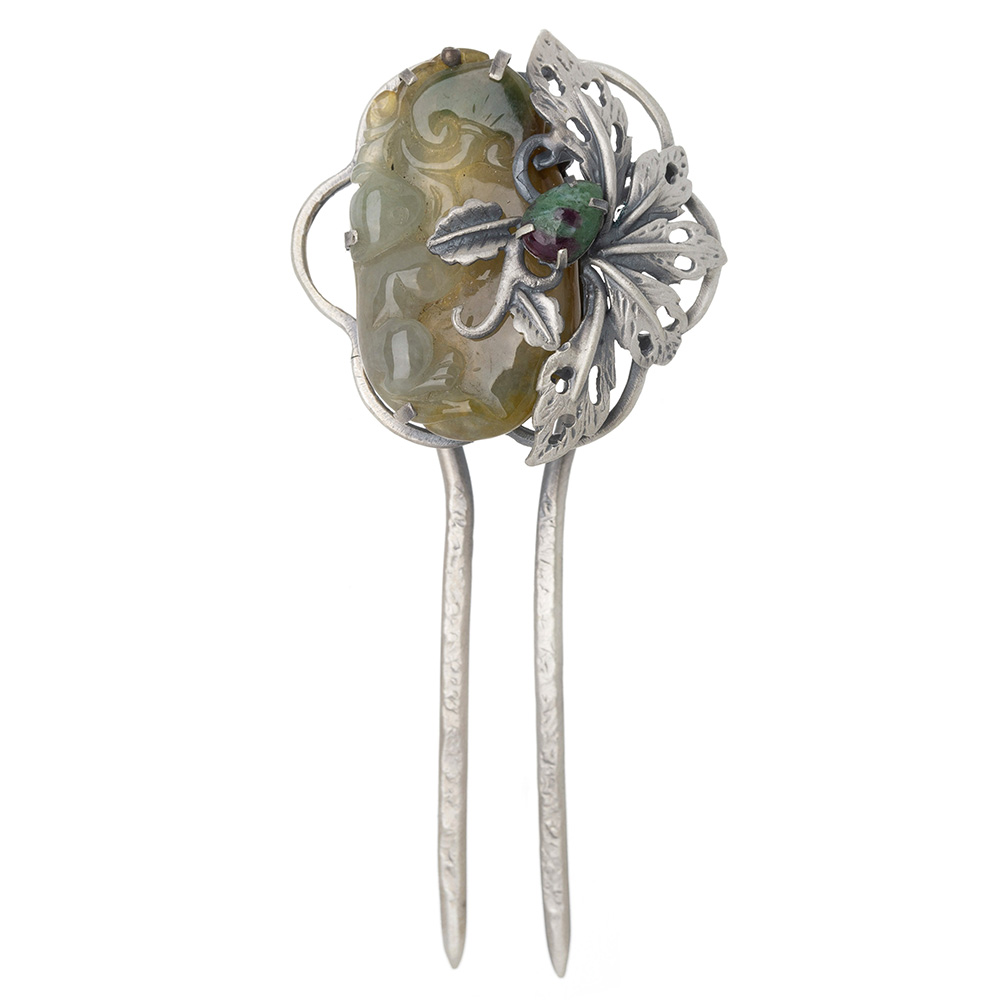 Jade dwikkoji hair ornament